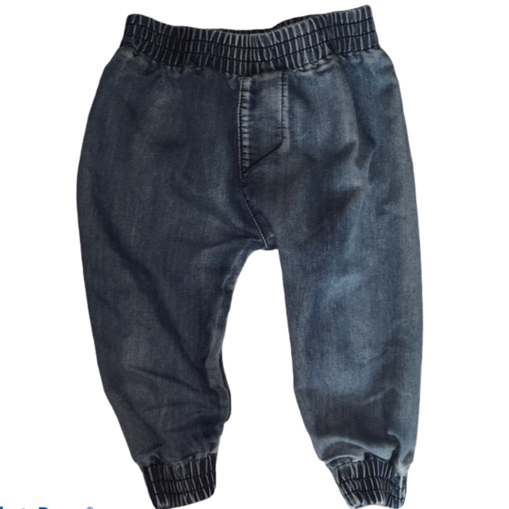 Munster Kids pull on denim joggers